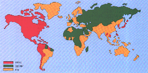 TV systems round the world